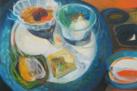 Öl auf Nessel 75x105, Ankauf