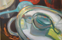 Öl auf Nessel 30 x 45 cm