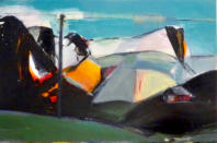 Öl auf Nessel 45 x 30 cm