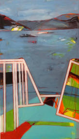 Öl auf Nessel 140 x 80 cm