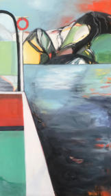 Öl auf Nessel 140 x 80 cm