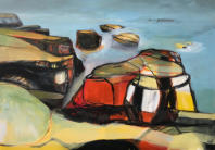 Öl auf Nessel 75 x 105 cm