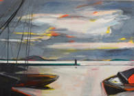 Öl auf Nessel 50 x 70